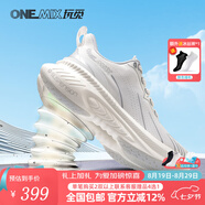 ONEMIX玩覓避震跑步鞋男女鞋七夕情人節(jié)禮物運(yùn)動(dòng)鞋減震支撐透氣輕便防滑 寶馬白 41