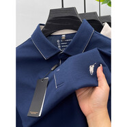 POLO SPORT男士長袖t恤2025秋季新款襯衫袖口體恤珠地棉翻領(lǐng)POLO衫 寶石蘭《小馬標(biāo)》 長袖 L 【體重120-138斤】