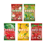 春日井荔枝味西瓜味檸檬獼猴桃草莓味軟糖獨立包裝102g 5袋裝大禮包