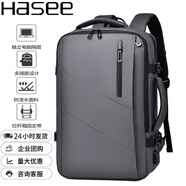 侶悟 神舟戰神T12Pro電腦包S8/S9雙肩包T8/9Plus筆記本手提包16/17.3英寸旅行包男女商務(wù)書(shū)包 深灰-（雙肩背包+手提包兩用） 16英寸神舟戰神T9 Pro/Plus