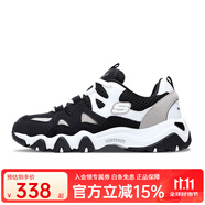 Skechers斯凱奇D'lites怪獸甜心男女運(yùn)動(dòng)鞋 時(shí)尚熊貓鞋99999693/BKW 99999693/BKW 35