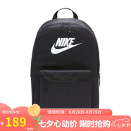 耐克NIKE雙肩包中性電腦包旅行HERITAGE休閑包書(shū)包 DC4244-010黑中