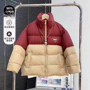 映棠關(guān)閉碼清除~男生羽絨服兒童90白鴨羽絨服牛多多布瑞歐 YRFL56010卡其布芮歐90白鴨絨 120碼建議身高120cm左右 均碼