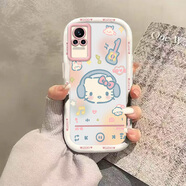 迅炫聽歌kt貓適用小米Civi5Pro手機(jī)殼新款Xiaomicivi1s情侶泡芙civi2套可愛Civi3搞怪civi4PRO卡通小眾 【泡芙白-聽歌kt貓】單殼 小米 Civi