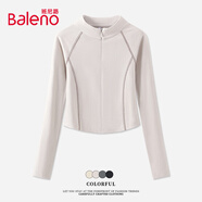 班尼路（Baleno）半高領(lǐng)薄絨打底衫女2025年秋冬季新款親膚柔軟舒適加絨保暖上衣