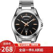 卡西歐(CASIO)男表 簡約男士石英手表 MTP-1370D-1A2
