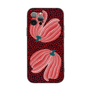 日本草間彌生藝術(shù)插畫南瓜適用iPhone16Promax軟殼15Pro/14plus蘋果13mini手機(jī)殼12/11 草間彌生南瓜黑殼 iPhone_6s_Plus