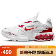 耐克NIKE女子 休閑鞋 透氣 ZOOM AIR FIRE 運動(dòng)鞋 CW3876-101白35.5
