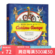 英文原版 Curious George 好奇猴喬治 32個(gè)故事大合輯 汪培珽書(shū)單推薦第3階段 綠山墻 Busy Days with 8個(gè)故事精裝合集 綠山墻圖書(shū)