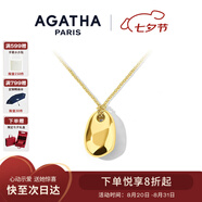 AGATHA【新品】奧德賽系列項鏈女士【七夕情人節(jié)禮物】送女友閨蜜高級感 金色吊墜項鏈