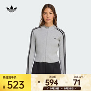 adidas Originals三葉草2025年女子SLIM KNIT TT夾克 JZ0886 M