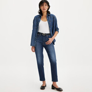 李維斯（Levi's）女士高腰BF牛仔褲85873-0130 深藍(lán)色 25/27