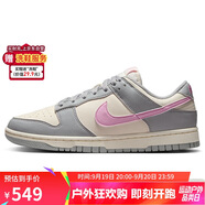 耐克NIKE女子休閑板鞋 DUNK 經(jīng)典緩震運(yùn)動鞋 DD1873-002灰粉色38