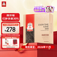 正官莊楊紫同款紅參液EVERYTIME紅參漿300g(10g*30袋)有效期至2026.11月 300g（10g*30包）