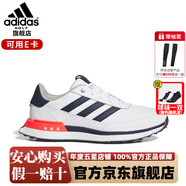 阿迪達斯 （adidas）高爾夫球鞋男士25新款時(shí)尚輕便透氣輕量緩震BOA系帶GOLF運動(dòng)男鞋 IH8523 白色/灰色/黑色/紅色 41 （UK7.5）