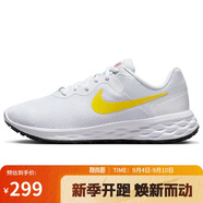 耐克NIKE馬拉松跑步鞋女REVOLUTION 6 NEXT運(yùn)動(dòng)鞋DC3729-105白黃35.5