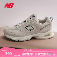 NEW BALANCE七夕禮物  NB530 官方老爹鞋男鞋女鞋情侶復古低幫網(wǎng)面休閑運動鞋 月光米 MR530SH 【建議拍小半碼】 37.5 (腳長23cm尺碼詳詢客服)