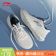李寧運(yùn)動(dòng)鞋男款2025春夏季新款跑鞋透氣鞋子輕便減震軟底運(yùn)動(dòng)鞋男款 天湖藍(lán)/米白色【輕羽】 42