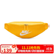 耐克（NIKE）男女腰包 單肩包斜挎包胸包休閑包DB0490-845 橙黃