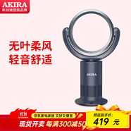 愛家樂新加坡愛家樂（AKIRA）家用無葉風(fēng)扇空氣循環(huán)扇直流遙控定時(shí)兒童風(fēng)扇落地扇 FS103藍(lán)灰色