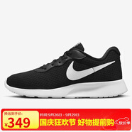 耐克NIKE女子休閑鞋 NIKE TANJUN FLYEASE 運動鞋DV7786-001黑白 38