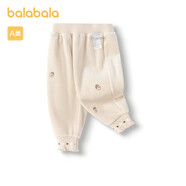 巴拉巴拉寶寶褲子女童長(cháng)褲運動(dòng)褲冬天鵝絨萌200424108001