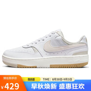 NIKE板鞋女緩震透氣GAMMA FORCE運動鞋DX9176-103白棕36.5