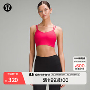 lululemon丨Like a Cloud女士長款運動內(nèi)衣B/C*羅紋速干 LW2D03S 櫻桃薄霧 XS /4