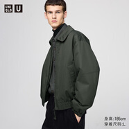 優(yōu)衣庫合作款男裝女裝PUFFTECH空氣棉服休閑短茄克外套夾克479411 57 深橄欖色 3XL /185/120C