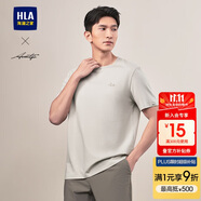 HLA海瀾之家短袖T恤男輕商務(wù)時(shí)尚系列繡花短t男夏季【安心品質(zhì)】