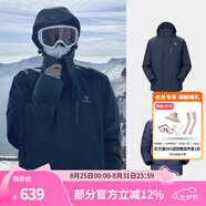 駱駝（CAMEL）三防沖鋒衣戶(hù)外登山服防風(fēng)防水防污三合一運動(dòng)外套 AD12263514Y,羽絨內膽,深藍男女 XL