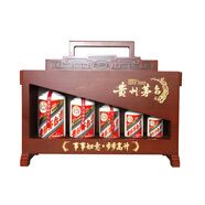 茅臺（MOUTAI）步步高升禮盒 53度 (50ml+100ml+200ml+375ml+500ml) 木箱裝 樣式 50mL 5瓶 套裝(+100ml+200ml+375