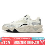 361°女運(yùn)動(dòng)鞋秋季新款361度女板鞋 羽毛白/銀白色 37