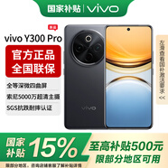 vivo Y300 Pro 續(xù)航滅霸 鈦強(qiáng)大 6500mAh超薄藍(lán)海電池 全等深微四曲屏 SGS五星抗摔認(rèn)證 AI 拍照 手機(jī) 墨玉黑 12+512GB 全網(wǎng)通 官方標(biāo)配