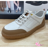 暇步士（Hush Puppies）2025春減齡百搭德訓(xùn)鞋男休閑鞋B7E04AM5 卡其色 39