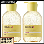 愛茉莉【官方正品】韓國直郵代購 happy bath愛茉莉洗面奶菩提泡沫清潔 Illyyoon 清新保濕沐浴露500ml*2