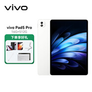 vivoPad5Pro 電競平板電腦 藍晶×天璣 9400 智慧流暢 學(xué)生學(xué)習(xí)辦公娛樂游戲二合一Pad 16G+512G WIFI 輕羽白超輕版 官方標(biāo)配+【豪華禮包】+【曬單豪禮】