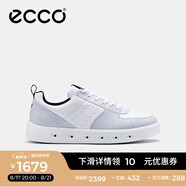愛(ài)步（ECCO）七夕禮物板鞋男 男士休閑鞋拼色厚底男鞋明星同款 街頭720 520814 水泥灰/白色52081454301 41