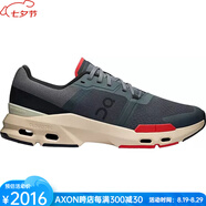 昂跑（On）男鞋跑步鞋運動鞋輕便休閑春夏透氣防滑耐磨訓(xùn)練舒適網(wǎng)鞋潮牌時尚 Grey/Red灰/紅色 舒適百搭 40.5 碼/美碼7.5