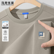 馬克華菲長(cháng)袖t恤男2026新款重磅休閑寬松體恤男款春秋款高級感男士上衣