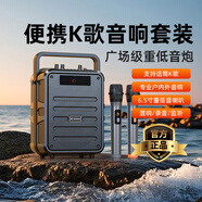 山水（SANSUI） 便攜式手提k歌音響移動(dòng)帶戶(hù)外大功率一體KTV廣場(chǎng)舞音響小型直播音箱卡拉OK雙無(wú)線(xiàn)話(huà)筒 Q7雙麥【立體音效果+聲卡音效】