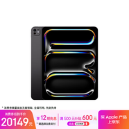 Apple/蘋(píng)果 iPad Pro 13英寸 M4芯片 2024年新款平板電腦(2TB eSIM版/標(biāo)準(zhǔn)玻璃/MVY83CH/A)深空黑色