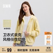 森馬迪士尼米奇家族合作外套女連帽寬松2025春季繡花夾克109125108001