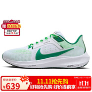 耐克NIKE跑步鞋男飛馬40氣墊PEGASUS 40運(yùn)動(dòng)鞋F(xiàn)J0329-100白綠40.5