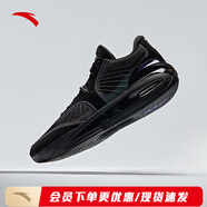 安踏（ANTA）KT10｜籃球鞋男氮科技湯普森實(shí)戰訓練碳板中幫運動(dòng)鞋 暗夜暴風(fēng)雨/黑-5 39