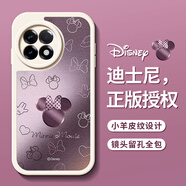 迪士尼（Disney）適用一加Ace5Pro手機殼ACE3小羊皮13漸變米奇Ace2米妮ACEPro指環(huán)支架Ace競速版V防摔11R保護套12女 古董白-漸變金屬米妮 OPPO_Reno_11