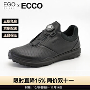 ECCO愛(ài)步運(yùn)動(dòng)鞋男新款防水低幫休閑鞋 高爾夫健步155854現(xiàn)貨 11001 39
