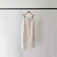 VOSACLL現(xiàn) 韓國(guó)ou*ce蕾絲半身裙韓系溫柔甜美風(fēng)高腰包臀半身長(zhǎng)裙女 主圖色 S