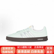 阿迪達斯 （adidas）定制球鞋 adidas neo VL Court 2.0 蕾絲 涂鴉 簡約百搭 女子 綠銀 35.5 支持鑒定 假一賠三