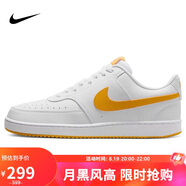 耐克NIKE板鞋男子復古緩震COURT VISION運動鞋HF1744-100大學金42.5